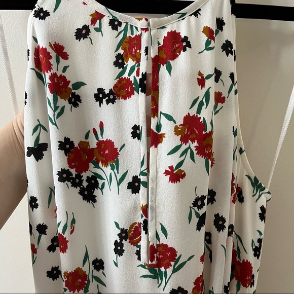 A.L.C. Richards Silk Floral Sleeveless Midi Dress Size US 4 - Picture 6 of 11